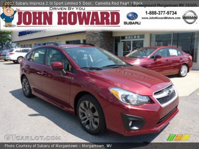 2012 Subaru Impreza 2.0i Sport Limited 5 Door in Camellia Red Pearl