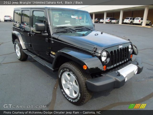 2012 Jeep Wrangler Unlimited Sahara 4x4 in Black