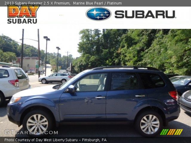 2013 Subaru Forester 2.5 X Premium in Marine Blue Pearl