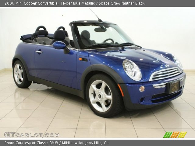 2006 Mini Cooper Convertible in Hyper Blue Metallic