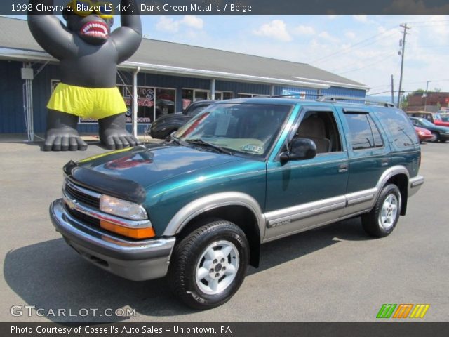 1998 Chevrolet Blazer LS 4x4 in Dark Green Metallic