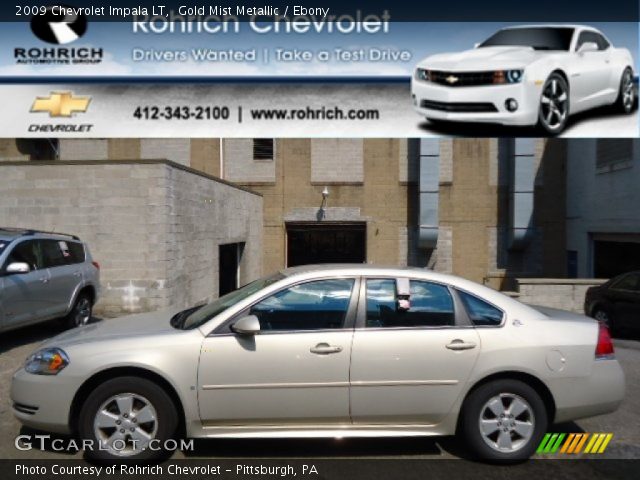 2009 Chevrolet Impala LT in Gold Mist Metallic