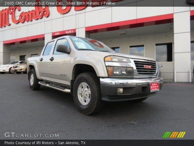 2005 GMC Canyon SLE Crew Cab in Silver Birch Metallic