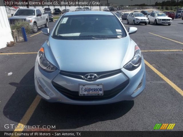 2013 Hyundai Elantra Coupe GS in Blue Sky Metallic