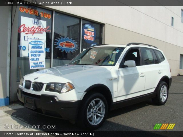 2004 BMW X3 2.5i in Alpine White