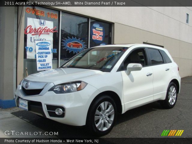 2011 Acura RDX Technology SH-AWD in White Diamond Pearl