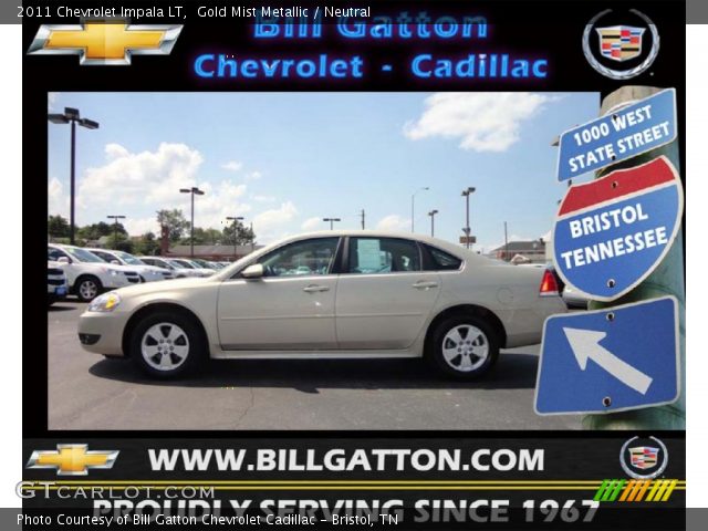 2011 Chevrolet Impala LT in Gold Mist Metallic