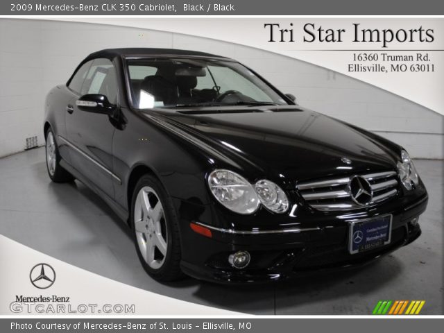 2009 Mercedes-Benz CLK 350 Cabriolet in Black