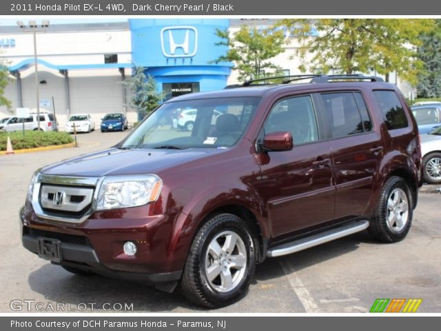 2011 Honda pilot dark cherry pearl #3