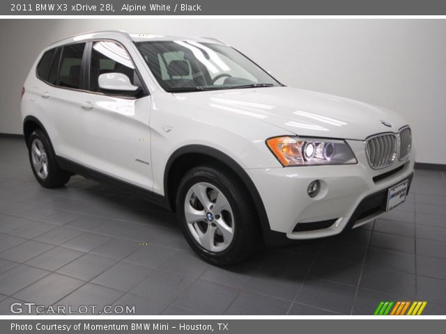 2011 BMW X3 xDrive 28i in Alpine White