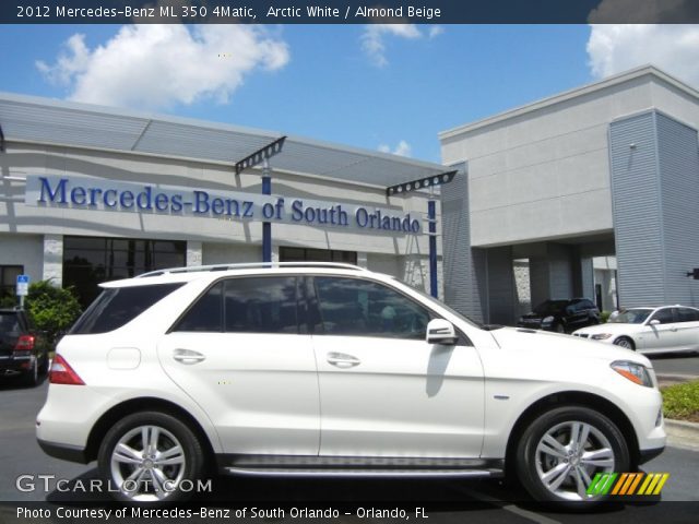 2012 Mercedes-Benz ML 350 4Matic in Arctic White