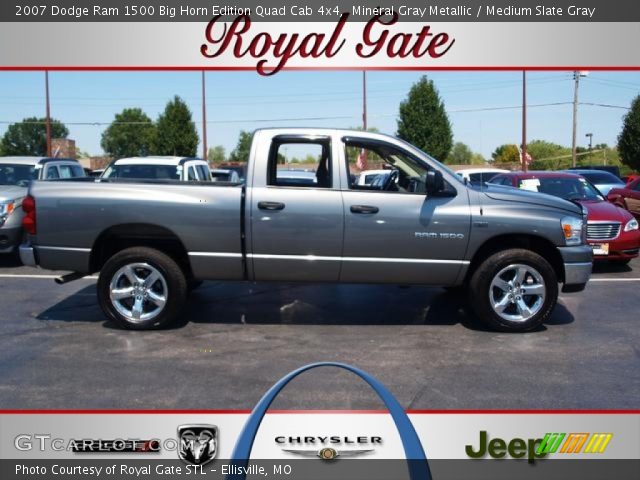 2007 Dodge Ram 1500 Big Horn Edition Quad Cab 4x4 in Mineral Gray Metallic