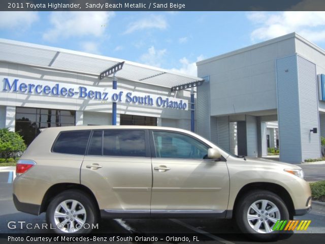 2011 Toyota Highlander  in Sandy Beach Metallic