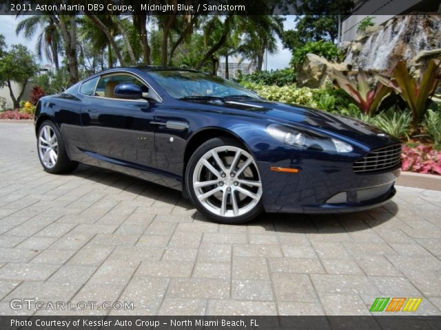 2011 Aston Martin DB9 Coupe in Midnight Blue