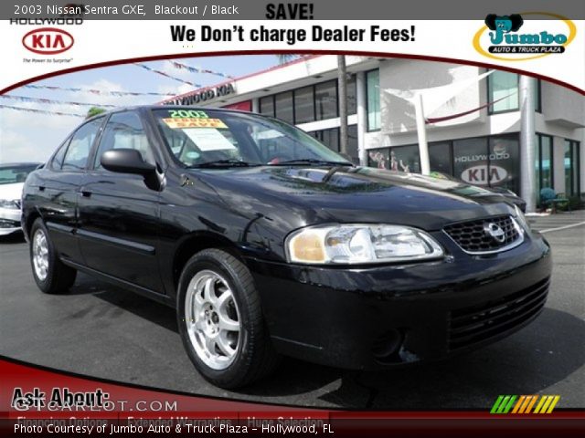 2003 Nissan Sentra GXE in Blackout