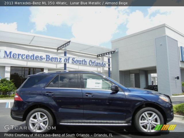 2013 Mercedes-Benz ML 350 4Matic in Lunar Blue Metallic