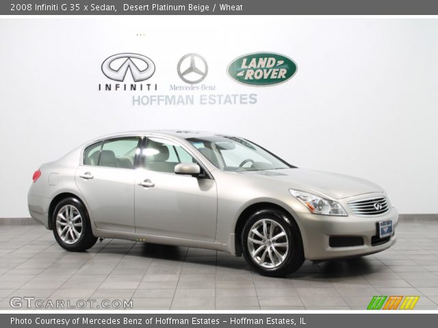 2008 Infiniti G 35 x Sedan in Desert Platinum Beige