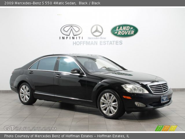 2009 Mercedes-Benz S 550 4Matic Sedan in Black