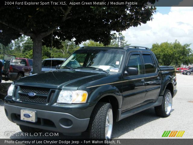 2004 Ford Explorer Sport Trac XLS in Aspen Green Metallic