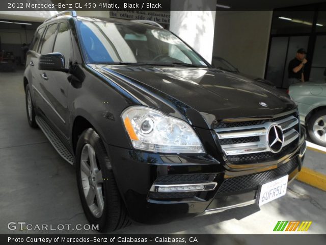 2012 Mercedes-Benz GL 450 4Matic in Black