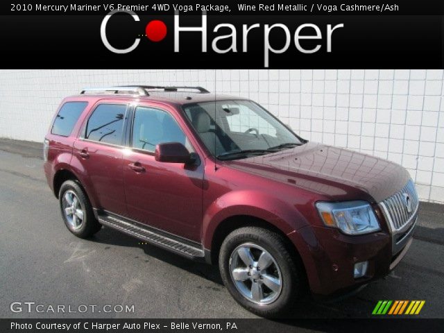 2010 Mercury Mariner V6 Premier 4WD Voga Package in Wine Red Metallic