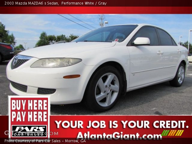 2003 Mazda MAZDA6 s Sedan in Performance White