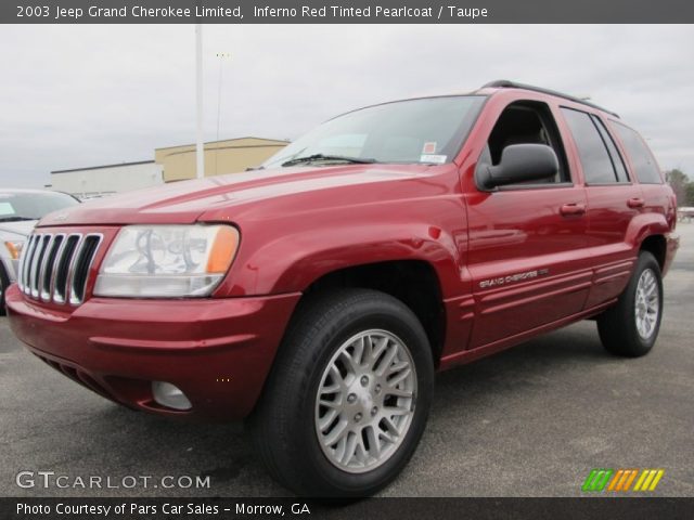 2003 Jeep Grand Cherokee Limited in Inferno Red Tinted Pearlcoat