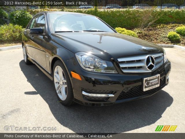 2012 Mercedes-Benz C 250 Sport in Black