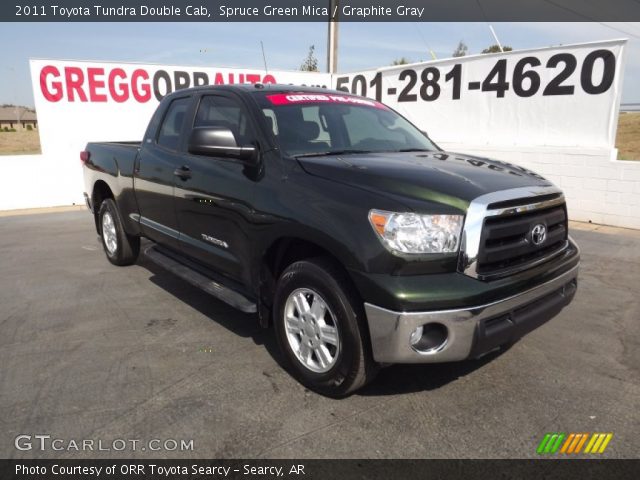 2011 Toyota Tundra Double Cab in Spruce Green Mica