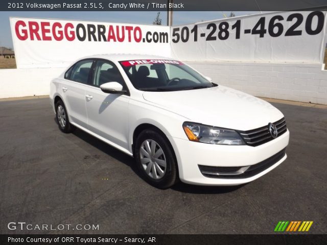 2012 Volkswagen Passat 2.5L S in Candy White