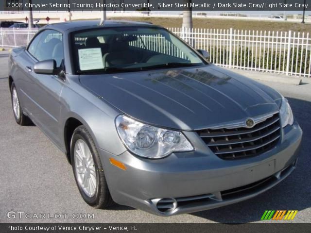 2008 Chrysler Sebring Touring Hardtop Convertible in Silver Steel Metallic