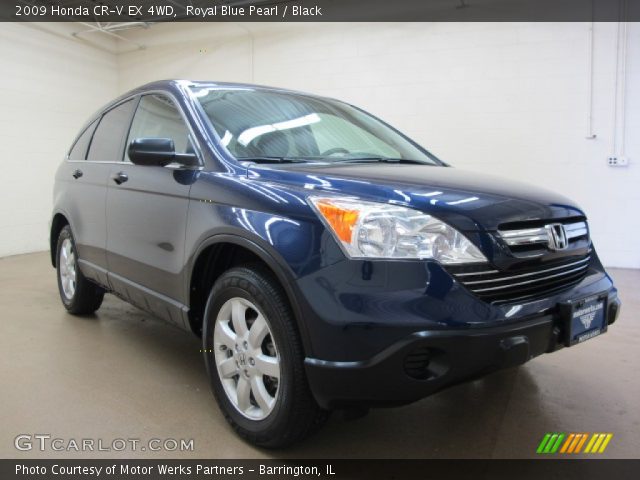 2009 Honda CR-V EX 4WD in Royal Blue Pearl