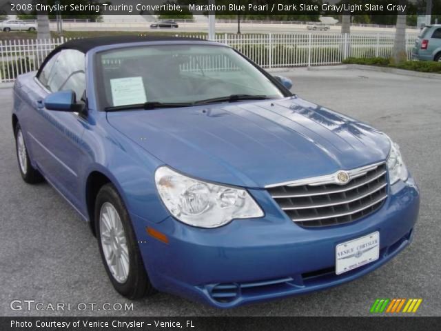 2008 Chrysler Sebring Touring Convertible in Marathon Blue Pearl