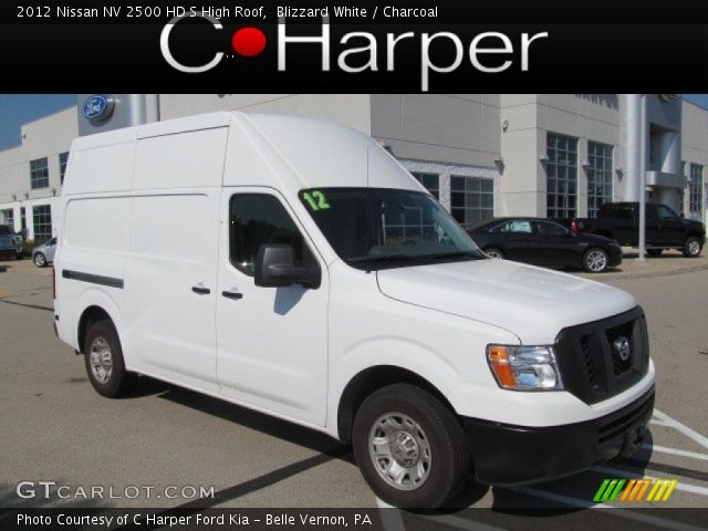 2012 Nissan NV 2500 HD S High Roof in Blizzard White