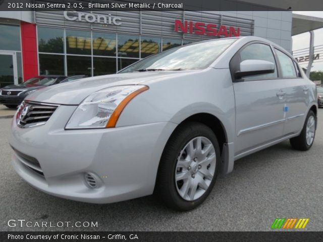 2012 Nissan Sentra 2.0 S in Brilliant Silver Metallic
