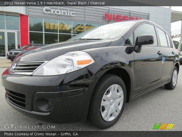 2012 Nissan Versa 1.8 S Hatchback in Super Black
