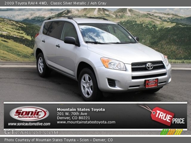 2009 Toyota RAV4 4WD in Classic Silver Metallic