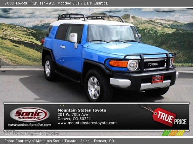 2008 Toyota FJ Cruiser 4WD in Voodoo Blue