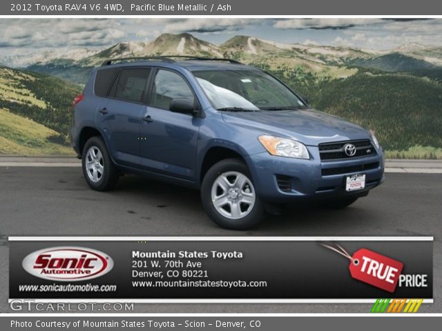 2012 Toyota RAV4 V6 4WD in Pacific Blue Metallic
