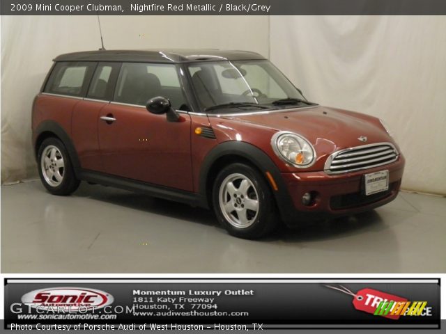 2009 Mini Cooper Clubman in Nightfire Red Metallic