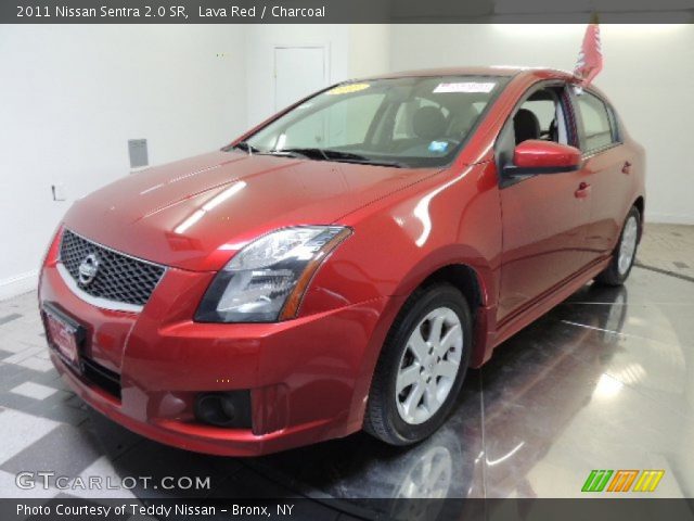 2011 Nissan Sentra 2.0 SR in Lava Red