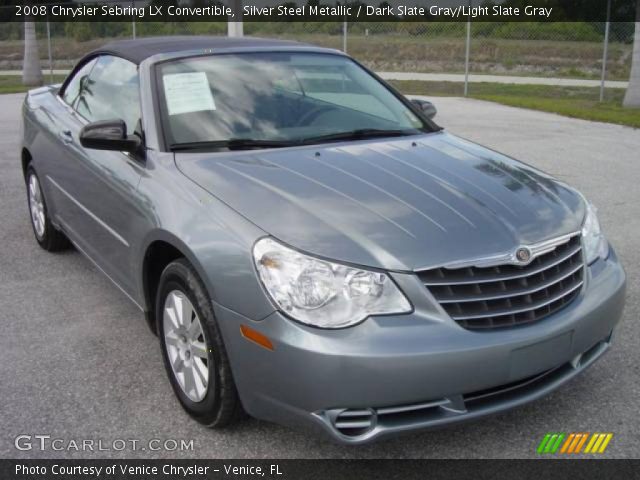 2008 Chrysler Sebring LX Convertible in Silver Steel Metallic