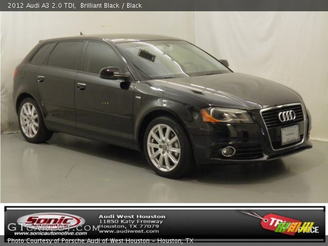 2012 Audi A3 2.0 TDI in Brilliant Black