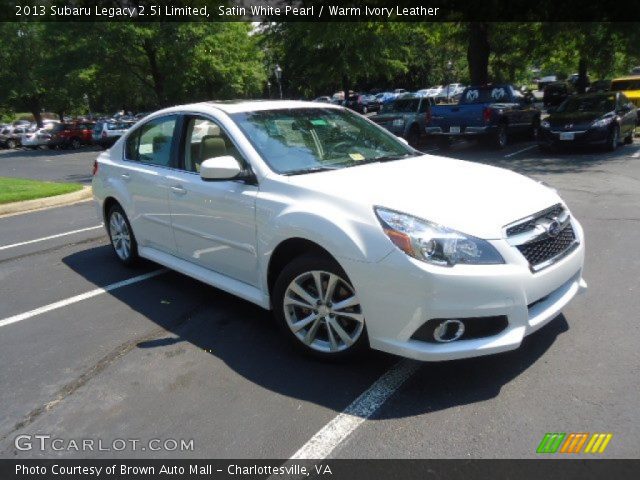 2013 Subaru Legacy 2.5i Limited in Satin White Pearl
