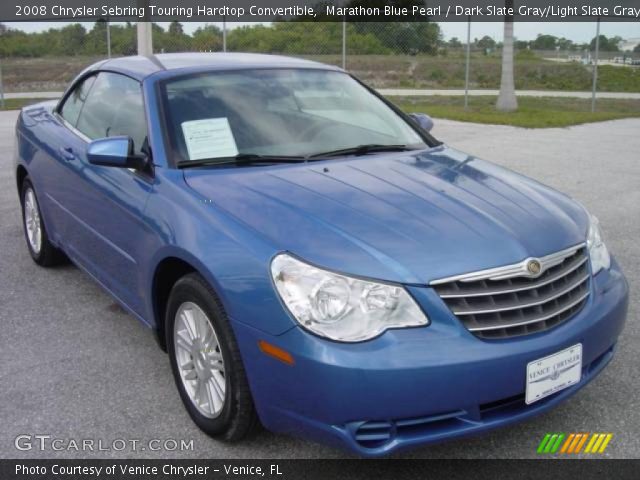 2008 Chrysler Sebring Touring Hardtop Convertible in Marathon Blue Pearl