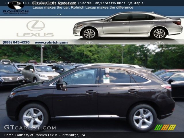 2013 Lexus RX 350 AWD in Fire Agate Pearl