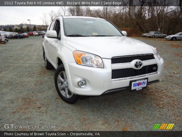 2012 Toyota RAV4 V6 Limited 4WD in Blizzard White Pearl