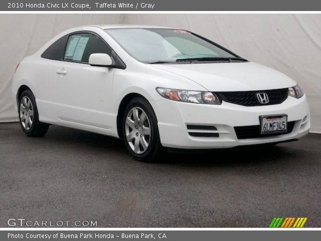 2010 Honda Civic LX Coupe in Taffeta White