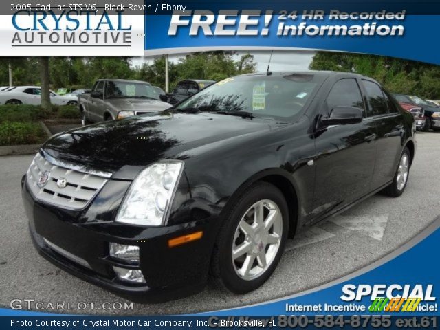 2005 Cadillac STS V6 in Black Raven