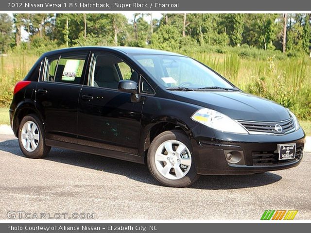 2012 Nissan Versa 1.8 S Hatchback in Super Black